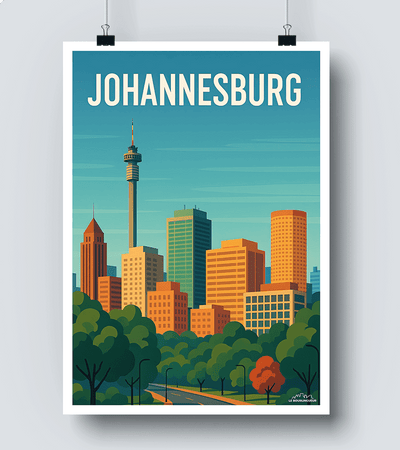 Affiche Johannesburg