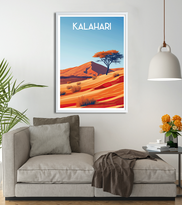 poster Désert de Kalahari