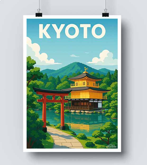 Affiche Kyoto vintage