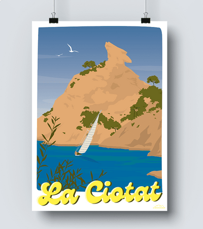 Affiche Bec de l'Aigle La Ciotat 