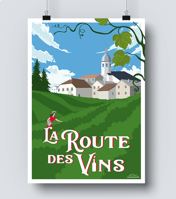 Affiche La Route des Vins