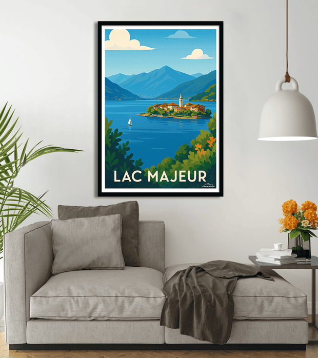 poster vintage Lac Majeur