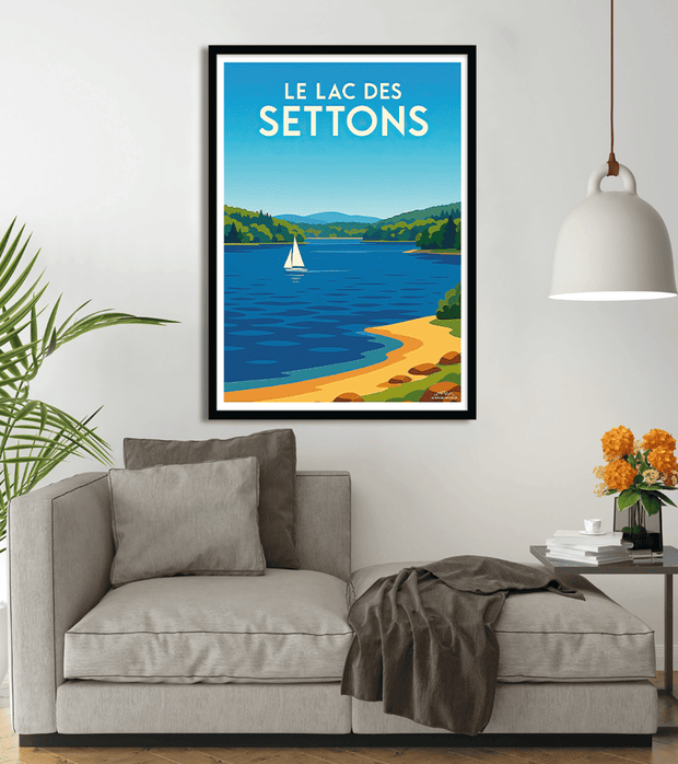 poster  Lac des Settons
