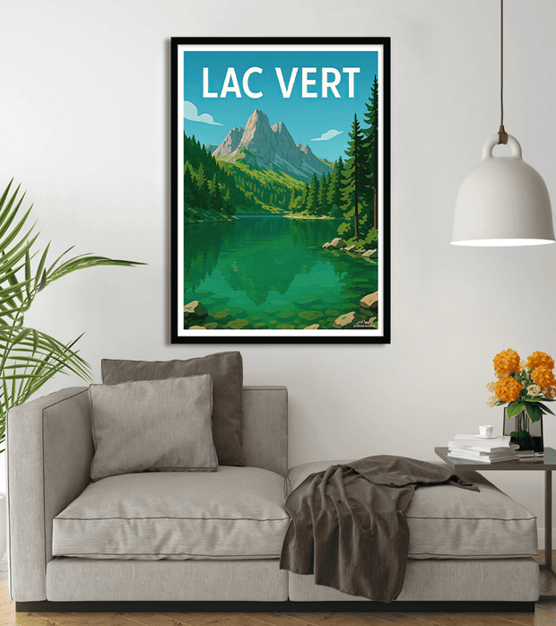 poster Lac Vert