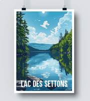 Affiche Lac des Settons