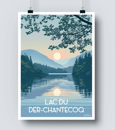 Affiche Lac du Der Chantecoq