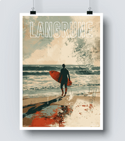 Affiche Surf Langrune