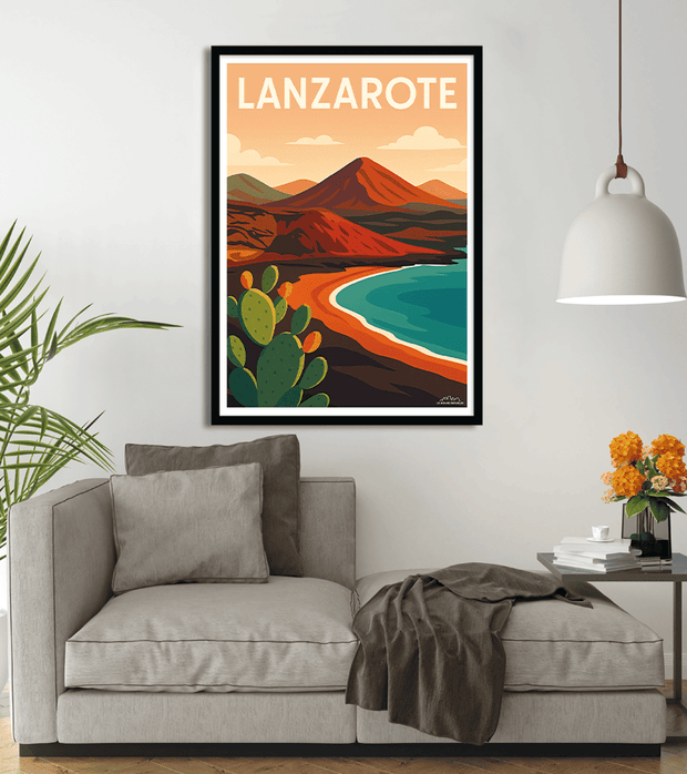 poster vintage Lanzarote