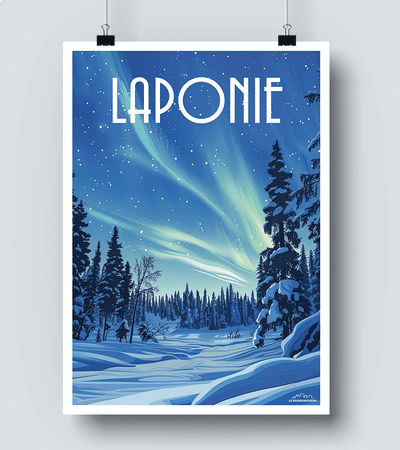 Affiche Laponie