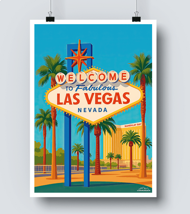 Affiche Ville de Las Vegas