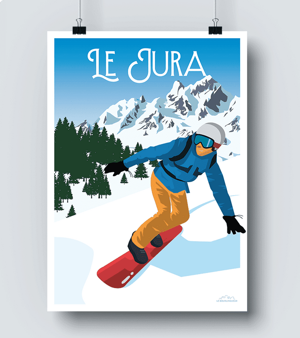 Affiche Les montagnes du Jura
