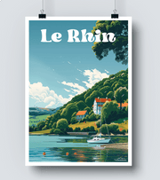 Affiche Le Rhin