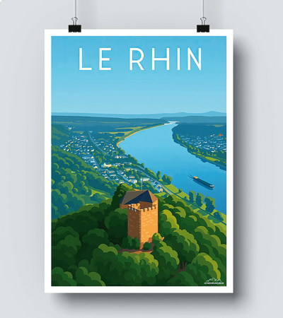 Affiche Le Rhin