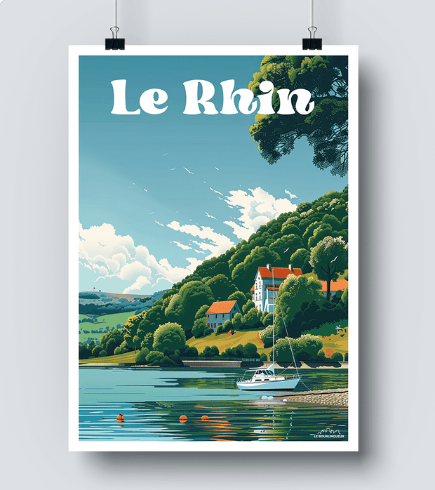 Affiche Le Rhin