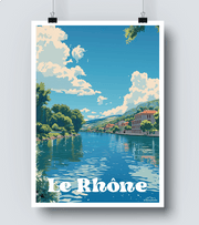 Affiche Le Rhône