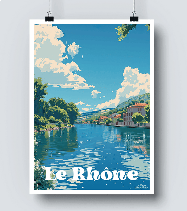 Affiche Le Rhône