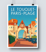 Affiche Ville de Le Touquet-Paris-Plage