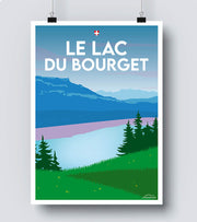 Affiche le Lac du Bourget