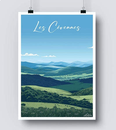 Affiche Les Cevennes