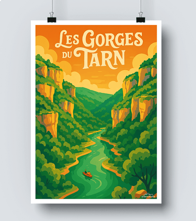 Affiche Les Gorges du Tarn