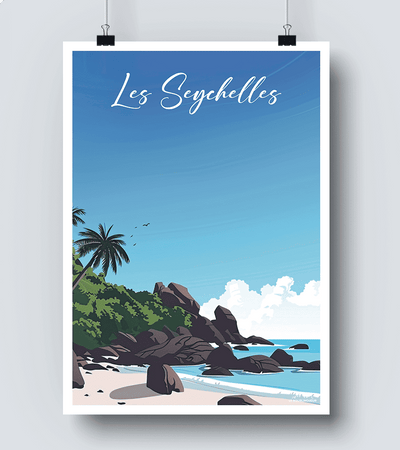 Affiche Les Seychelles