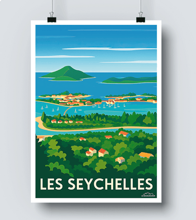 Affiche Les Seychelles