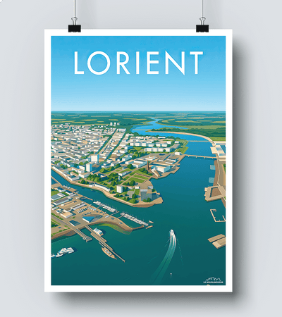 Affiche Vintage Lorient