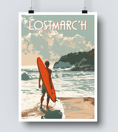 Affiche Surf Lostmarc h