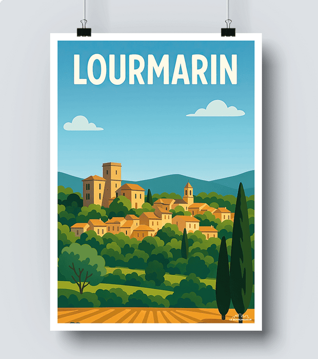Affiche Lourmarin