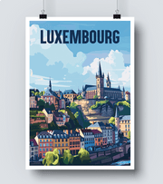 Affiche Luxembourg