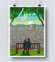 Affiche Panorama de Lyon