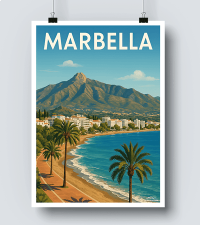Affiche Marbella