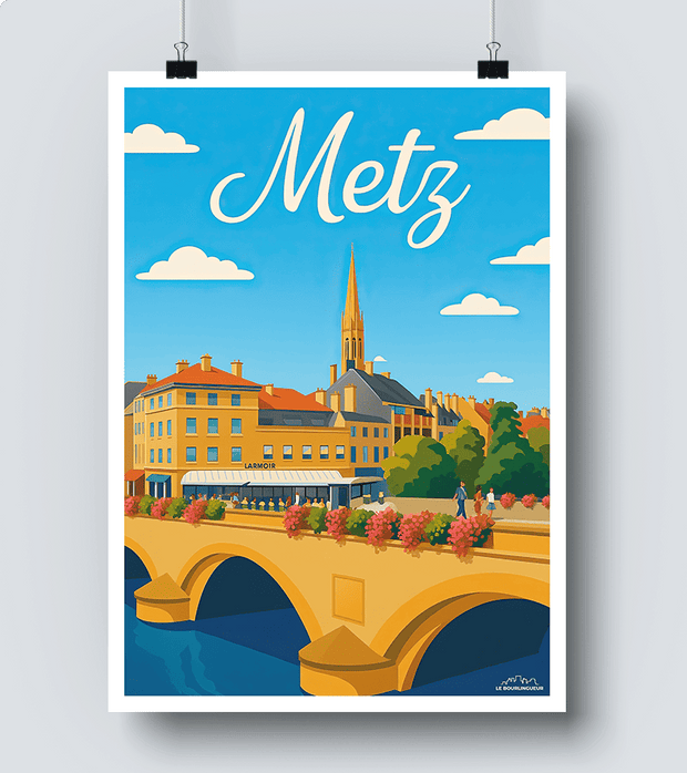 Affiche Vintage Metz