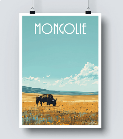 Affiche Mongolie