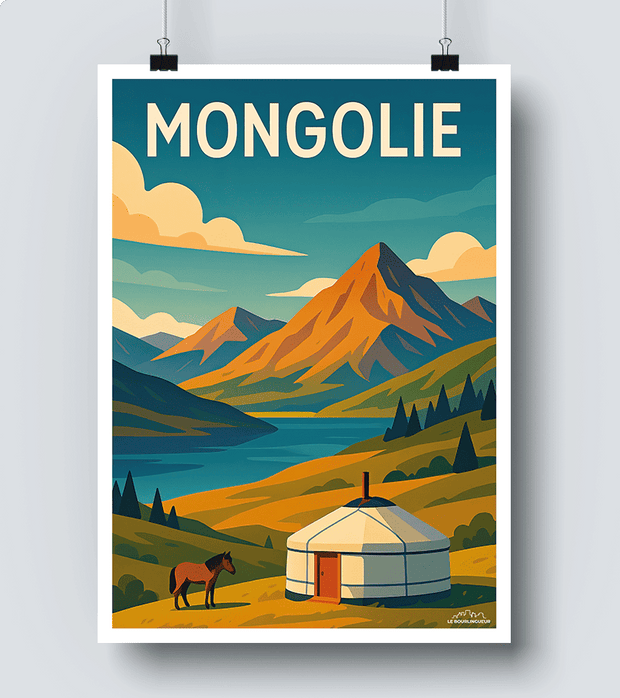 Affiche Mongolie