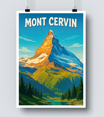 Affiche Mont Cervin