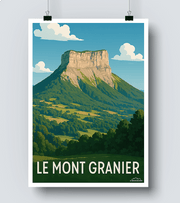 Affiche le Mont Granier