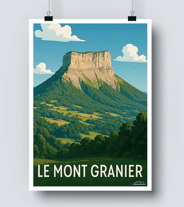 Affiche le Mont Granier