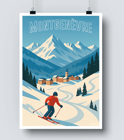 Affiche Montgenèvre