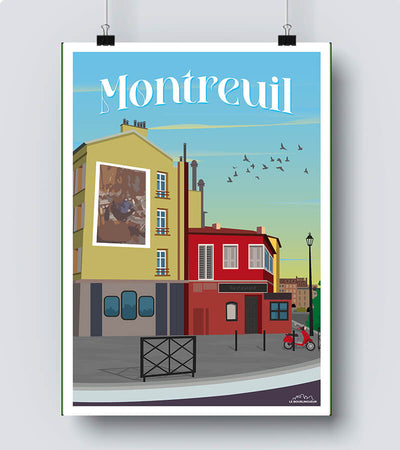 Affiche Montreuil Paris