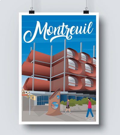 Affiche Vintage Montreuil