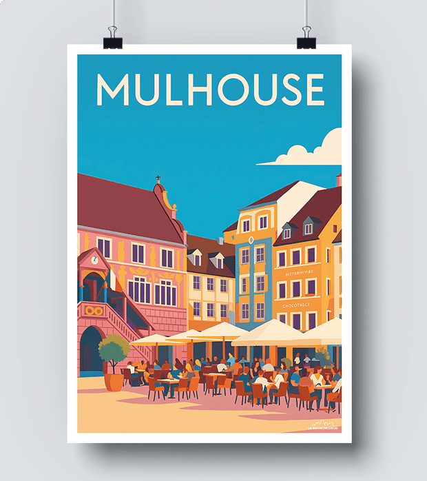 Affiche Hôtel de ville Mulhouse