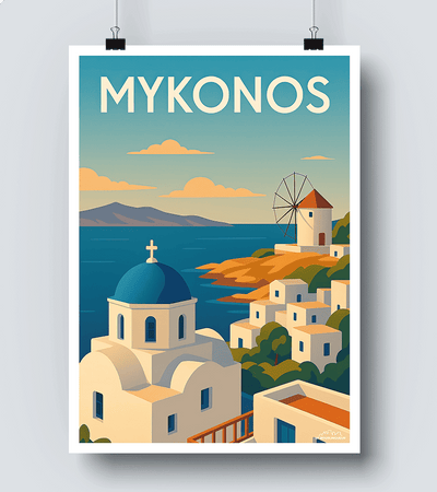 Affiche Mykonos