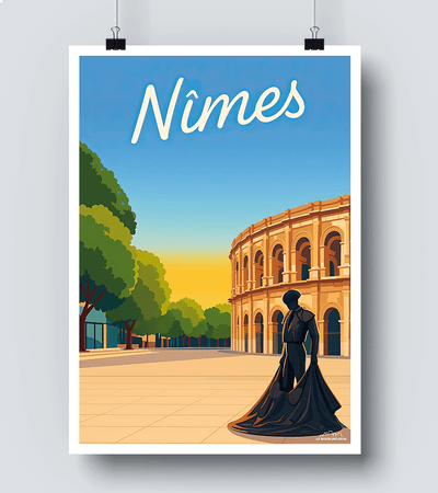 Affiche ville de Nîmes