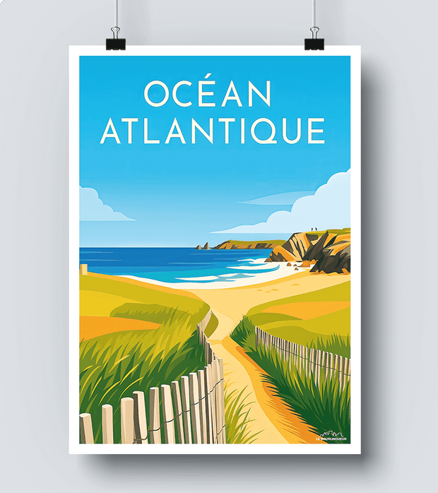 Affiche Océan Atlantique