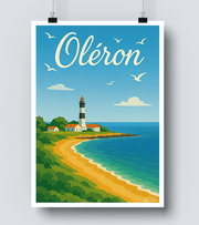 Affiche Île d Oléron