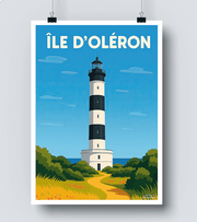 Affiche Phare de Chassiron Île d Oléron