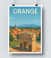 Affiche Orange