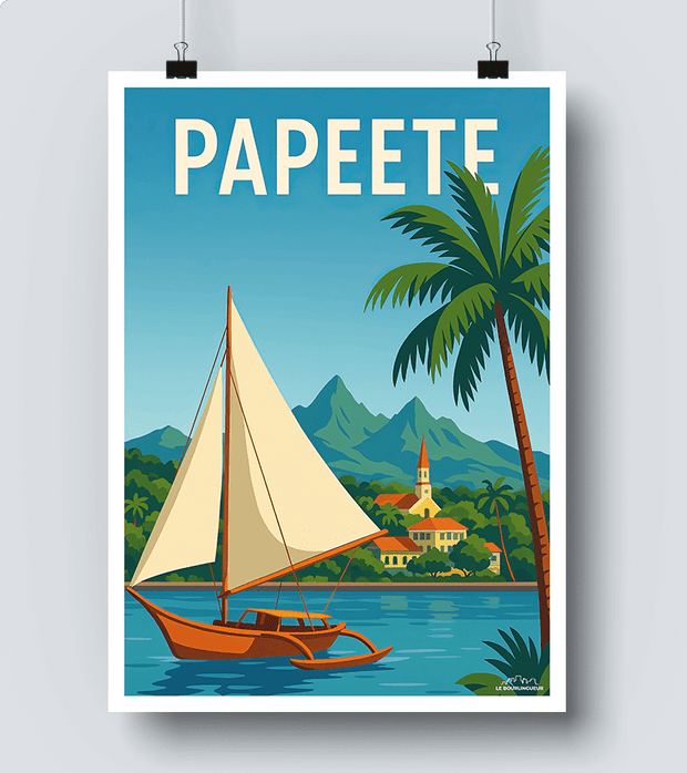 Affiche Papeete