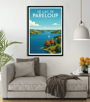 poster Lac de Pareloup